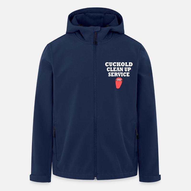 Cuckold cleanup service - Veste softshell homme en polyester recyclé Stanley/Stella - marine