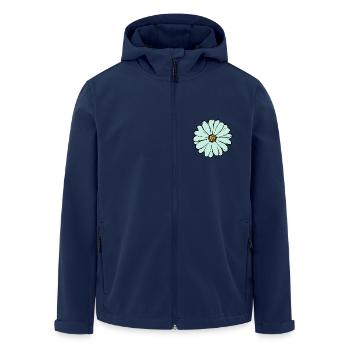Muttertags Geschenk Mutter Muttertag Geschenkidee  - Recycelte Männer Softshell-Jacke von Stanley/Stella - Navy - Vorne - AI Model Male 185 light (185cm)