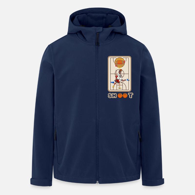PLAYING BASKETBALL IS A JOY - Men’s Recycled Softshell Jacket by Stanley/Stella - navy
