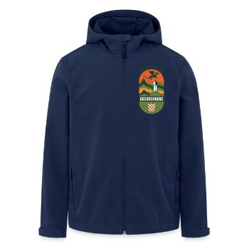 Joie de vivre Aegidienberg delivered below guaranteed - Men’s Recycled Softshell Jacket by Stanley/Stella - navy - Front - AI Model Male 185 light (185cm)