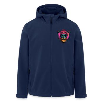 Squelette de bûcheron - Veste softshell homme en polyester recyclé Stanley/Stella - marine - Devant - AI Model Male 185 light (185cm)