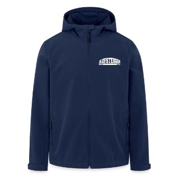 Aufsteiger 2025 Aufstieg Fußball Handball - Recycelte Männer Softshell-Jacke von Stanley/Stella - Navy - Vorne - AI Model Male 185 light (185cm)