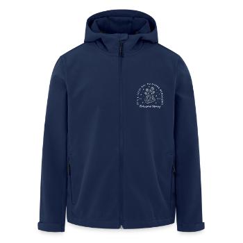 Behavioral therapy therapist - Men’s Recycled Softshell Jacket by Stanley/Stella - navy - Front - AI Model Male 185 light (185cm)