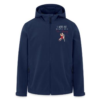 Salsa Dancer Dancer - Men’s Recycled Softshell Jacket by Stanley/Stella - navy - Front - AI Model Male 185 light (185cm)