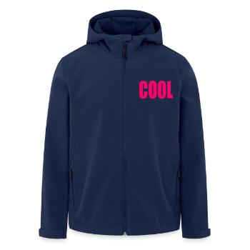 Cool - Recycelte Männer Softshell-Jacke von Stanley/Stella - Navy - Vorne - AI Model Male 185 light (185cm)