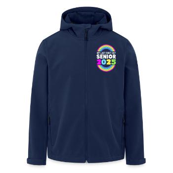 Klasse von 2025 - Recycelte Männer Softshell-Jacke von Stanley/Stella - Navy - Vorne - AI Model Male 185 light (185cm)