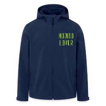 Mojito Lover - Men’s Recycled Softshell Jacket by Stanley/Stella - navy - Front - AI Model Male 185 light (185cm)