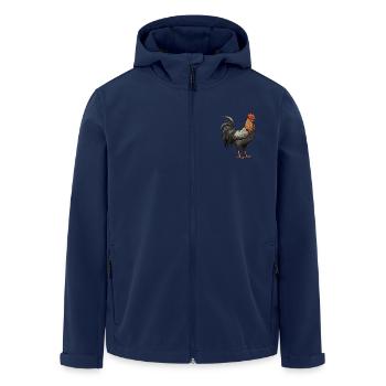 Animal Coq - Veste softshell homme en polyester recyclé Stanley/Stella - marine - Devant - AI Model Male 185 light (185cm)