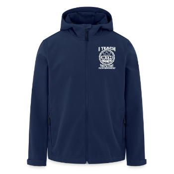 6th Grade Teacher I Teach 6th Grade - Men’s Recycled Softshell Jacket by Stanley/Stella - navy - Front - AI Model Male 185 light (185cm)