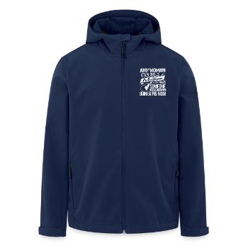 Guinea Pig Proud To Be Guinea Pig Mom - Men’s Recycled Softshell Jacket by Stanley/Stella - navy - Front - AI Model Male 185 light (185cm)