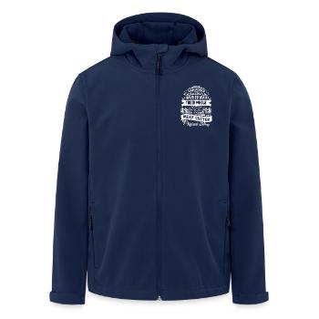 Meat Cutter Proud Meat Cutter Parent - Men’s Recycled Softshell Jacket by Stanley/Stella - navy - Front - AI Model Male 185 light (185cm)