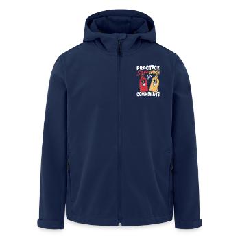 Spice Lunch Spices Sauce - Men’s Recycled Softshell Jacket by Stanley/Stella - navy - Front - AI Model Male 185 light (185cm)