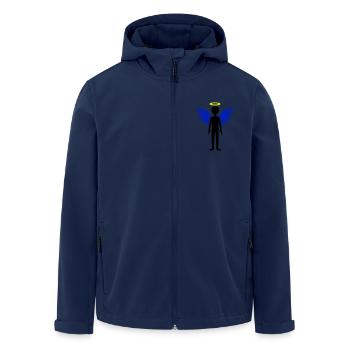 Angel Wings - Men’s Recycled Softshell Jacket by Stanley/Stella - navy - Front - AI Model Male 185 light (185cm)