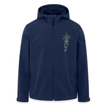 Fitness Fanatics Deadlift Swole Gift - Men’s Recycled Softshell Jacket by Stanley/Stella - navy - Front - AI Model Male 185 light (185cm)