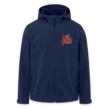 Line Dance Design for Dancers and Dance Group - Men’s Recycled Softshell Jacket by Stanley/Stella - navy - Front - AI Model Male 185 light (185cm)