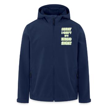Bingo - Recycelte Männer Softshell-Jacke von Stanley/Stella - Navy - Vorne - AI Model Male 185 light (185cm)