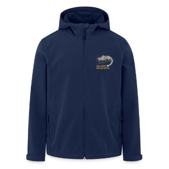 Wels Waller fischen Sportfischen Welsangeln - Recycelte Männer Softshell-Jacke von Stanley/Stella - Navy - Vorne - AI Model Male 185 light (185cm)