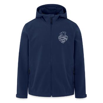 Brot Backen mit Sauerteig und Liebe - Recycelte Männer Softshell-Jacke von Stanley/Stella - Navy - Vorne - AI Model Male 185 light (185cm)