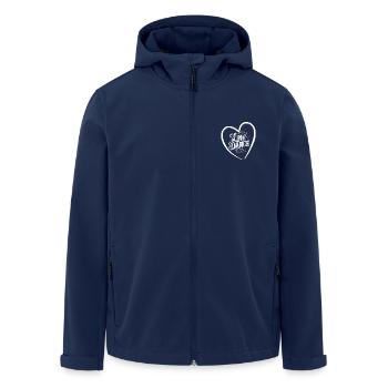 Line Dance Design for Dancers and Dance Group - Men’s Recycled Softshell Jacket by Stanley/Stella - navy - Front - AI Model Male 185 light (185cm)