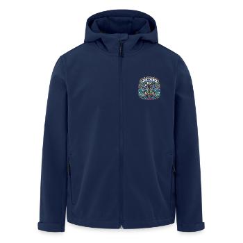 Line Dance Line Dance My Passion My Happiness - Men’s Recycled Softshell Jacket by Stanley/Stella - navy - Front - AI Model Male 185 light (185cm)