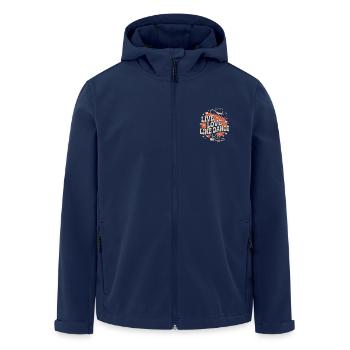 Live Love Line Dance Line Dance Fun Dancing - Men’s Recycled Softshell Jacket by Stanley/Stella - navy - Front - AI Model Male 185 light (185cm)
