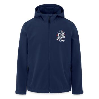 Line dancing my hobby - my passion - my thing - Men’s Recycled Softshell Jacket by Stanley/Stella - navy - Front - AI Model Male 185 light (185cm)