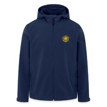 Sunny Summer Moments Vibes Summer Sun - Men’s Recycled Softshell Jacket by Stanley/Stella - navy - Front - AI Model Male 185 light (185cm)
