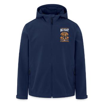 Family celebration at harvest time - Men’s Recycled Softshell Jacket by Stanley/Stella - navy - Front - AI Model Male 185 light (185cm)