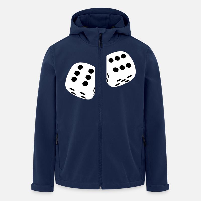 Wuerfel - Recycelte Männer Softshell-Jacke von Stanley/Stella - Navy