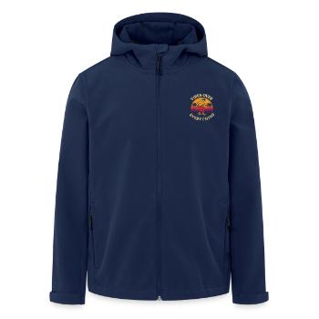 Skater vibes over everything - Men’s Recycled Softshell Jacket by Stanley/Stella - navy - Front - AI Model Male 185 light (185cm)
