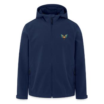 Heart Wings - Men’s Recycled Softshell Jacket by Stanley/Stella - navy - Front - AI Model Male 185 light (185cm)