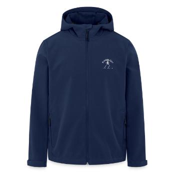 Radiology Skeleton Funny Radiologist Design - Men’s Recycled Softshell Jacket by Stanley/Stella - navy - Front - AI Model Male 185 light (185cm)
