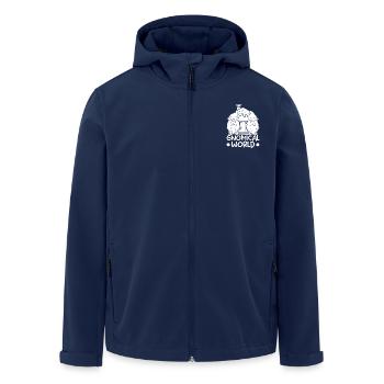 Gnome Costume Men Gnomical World Gnome - Recycelte Männer Softshell-Jacke von Stanley/Stella - Navy - Vorne - AI Model Male 185 light (185cm)