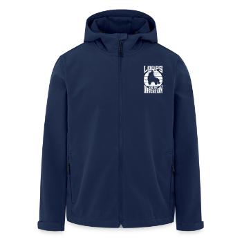 Les boucles de patin à roulettes sont mes cadeaux d’obsession - Veste softshell homme en polyester recyclé Stanley/Stella - marine - Devant - AI Model Male 185 light (185cm)