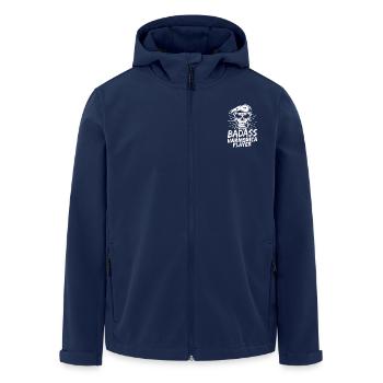 Harmonica Musican Badass Harmonica - Men’s Recycled Softshell Jacket by Stanley/Stella - navy - Front - AI Model Male 185 light (185cm)