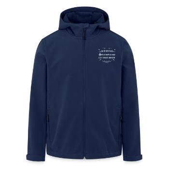 Piano Musician In Every Tone Devotion Piano - Men’s Recycled Softshell Jacket by Stanley/Stella - navy - Front - AI Model Male 185 light (185cm)