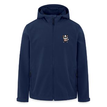 Skunk Cool Summer - Men’s Recycled Softshell Jacket by Stanley/Stella - navy - Front - AI Model Male 185 light (185cm)