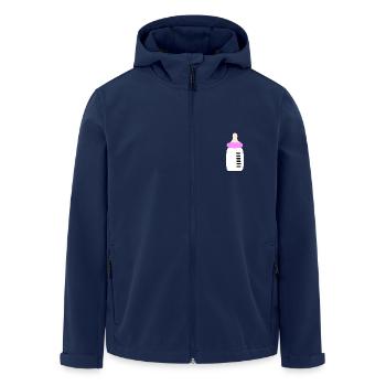 Bébé 2025 Naissance Fille Rose Famille - Veste softshell homme en polyester recyclé Stanley/Stella - marine - Devant - AI Model Male 185 light (185cm)