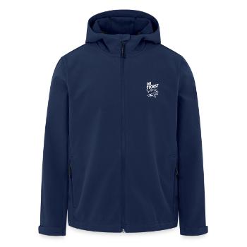 Stör angeln Sportfischen - Du störst - Recycelte Männer Softshell-Jacke von Stanley/Stella - Navy - Vorne - AI Model Male 185 light (185cm)