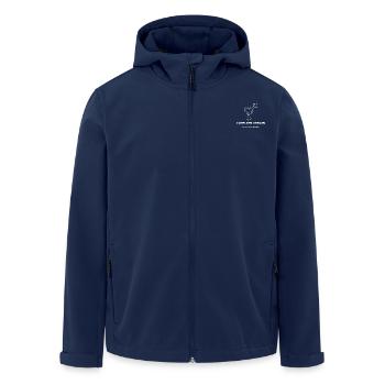 Die urbane Werkstatt - Recycelte Männer Softshell-Jacke von Stanley/Stella - Navy - Vorne - AI Model Male 185 light (185cm)
