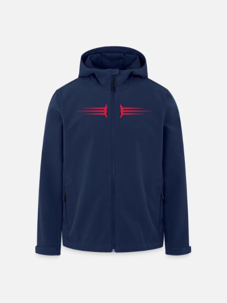 Headphones Music - Men’s Recycled Softshell Jacket by Stanley/Stella - navy
