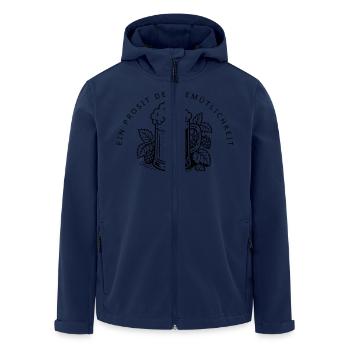 Ein Prosit der Gemütlichkeit - Men’s Recycled Softshell Jacket by Stanley/Stella - navy - Front - AI Model Male 185 light (185cm)