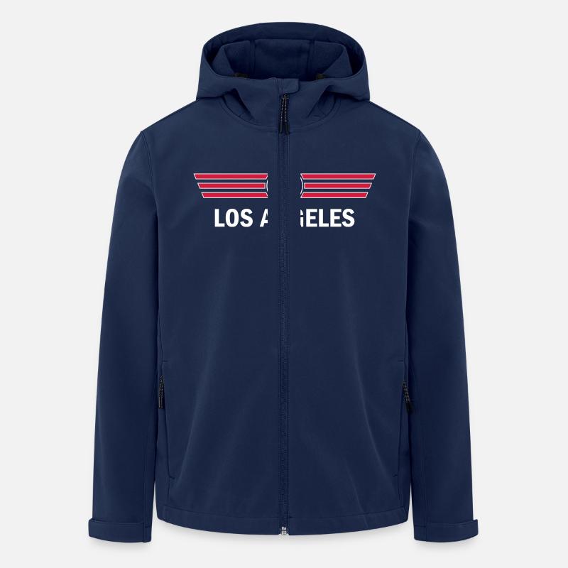Los Angeles - Veste softshell homme en polyester recyclé Stanley/Stella - marine