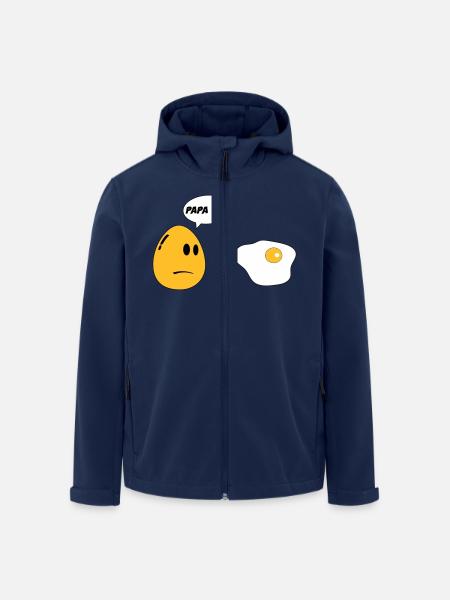 Egg Daddy - Men’s Recycled Softshell Jacket by Stanley/Stella - navy