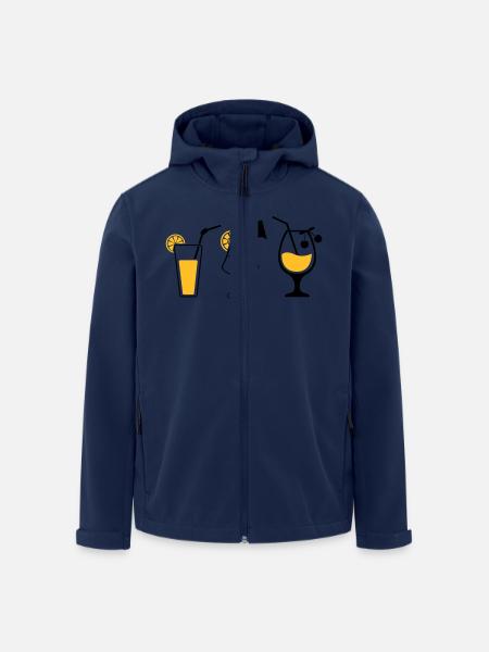 Cocktails - Men’s Recycled Softshell Jacket by Stanley/Stella - navy