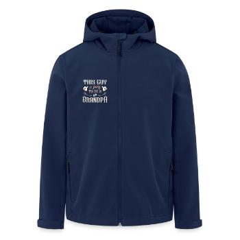 Ce gars va être un grand-père cool - Veste softshell homme en polyester recyclé Stanley/Stella - marine - Devant - AI Model Male 185 light (185cm)