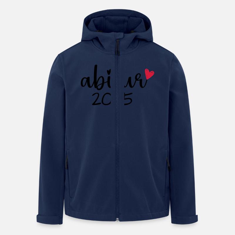 Abitur 2025 - Recycelte Männer Softshell-Jacke von Stanley/Stella - Navy