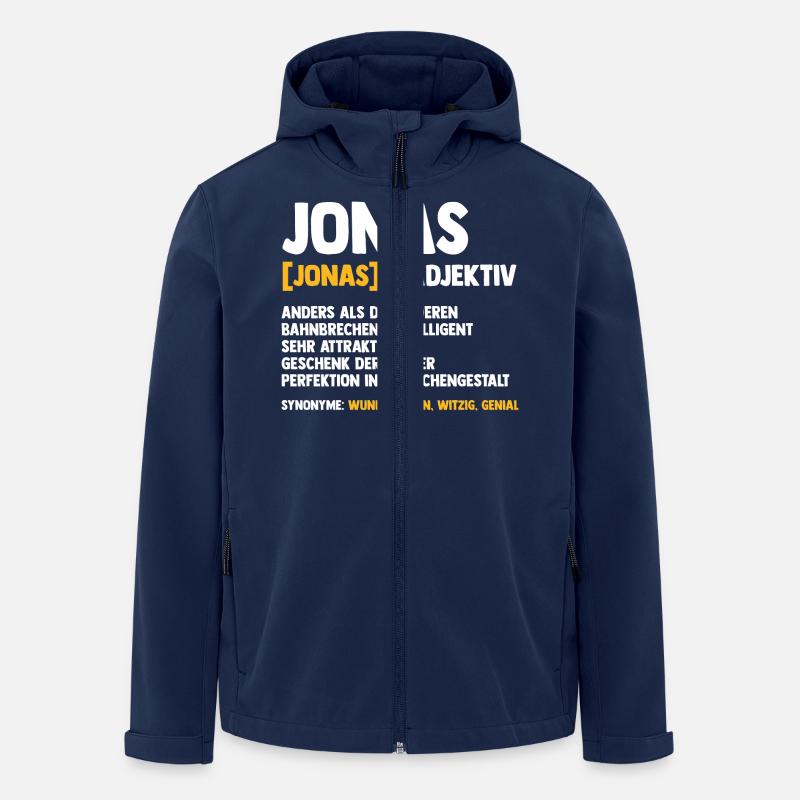 Jonas - Men’s Recycled Softshell Jacket by Stanley/Stella - navy