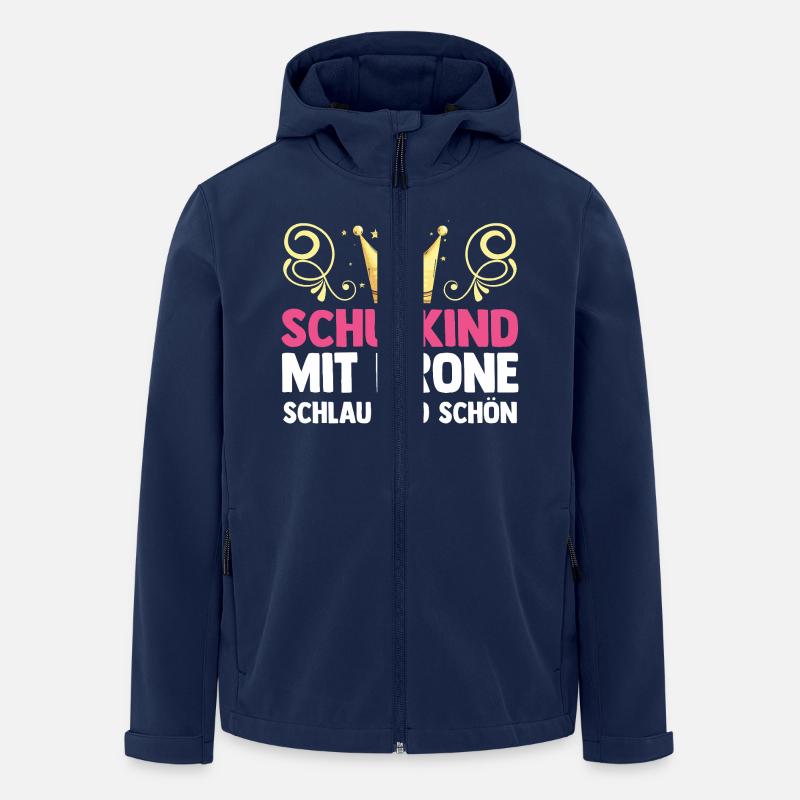 Kita Abgänger Einschulung Schulkind - Recycelte Männer Softshell-Jacke von Stanley/Stella - Navy