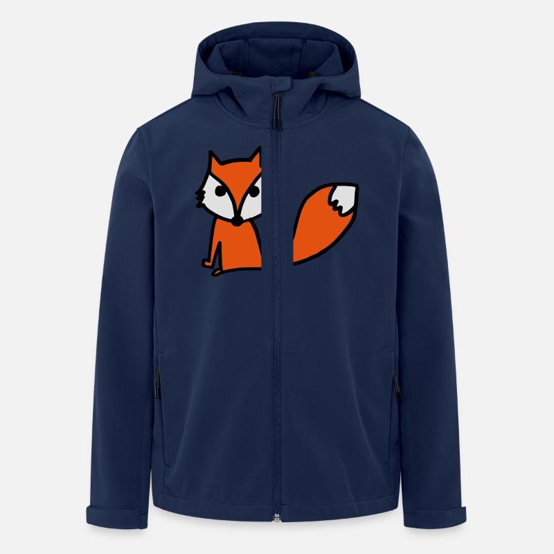 Cute Fox t-shirt - Recycelte Männer Softshell-Jacke von Stanley/Stella - Navy
